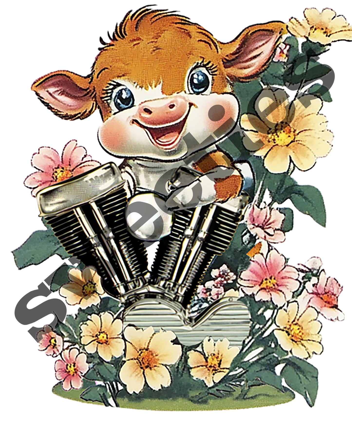 Women's Sweet Cow Panhead Crop